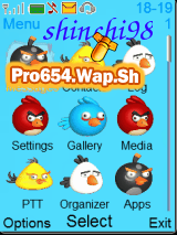 Theme Angry Bird  Full Icon Chim New, Hình Nền Là 2 con Angry Bird đẹp vô cùng